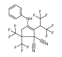 3-Phenylamino-5,5-bis-trifluoromethyl-2-(2,2,2-trifluoro-1-trifluoromethyl-ethyl)-cyclopent-2-ene-1,1-dicarbonitrile CAS:193360-75-7 manufacturer & supplier