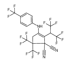 5,5-Bis-trifluoromethyl-3-(4-trifluoromethyl-phenylamino)-2-(2,2,2-trifluoro-1-trifluoromethyl-ethyl)-cyclopent-2-ene-1,1-dicarbonitrile CAS:193360-77-9 manufacturer & supplier