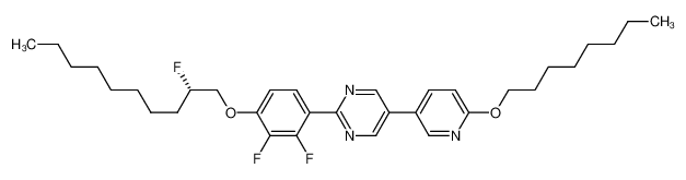 2-[2,3-difluoro-4-(2-(S)-fluorodecyloxy)phenyl]-5-(6-octyloxypyridin-3-yl)pyrimidine CAS:193400-23-6 manufacturer & supplier