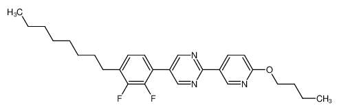 2-(6-butoxypyridin-3-yl)-5-(2,3-difluoro-4-octylphenyl)pyrimidine CAS:193400-29-2 manufacturer & supplier