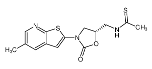 (S)-N-((3-(5-methylthieno[2,3-b]pyridin-2-yl)-2-oxooxazolidin-5-yl)methyl)ethanethioamide CAS:193400-78-1 manufacturer & supplier