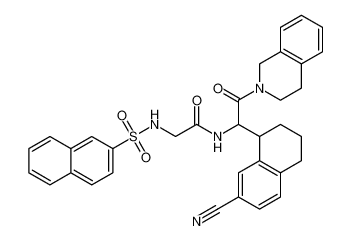 N-(1-(7-cyano-1,2,3,4-tetrahydronaphthalen-1-yl)-2-(3,4-dihydroisoquinolin-2(1H)-yl)-2-oxoethyl)-2-(naphthalene-2-sulfonamido)acetamide CAS:193402-90-3 manufacturer & supplier