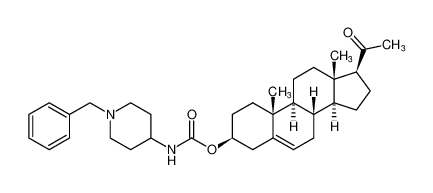 (3S,8S,9S,10R,13S,14S,17S)-17-acetyl-10,13-dimethyl-2,3,4,7,8,9,10,11,12,13,14,15,16,17-tetradecahydro-1H-cyclopenta[a]phenanthren-3-yl (1-benzylpiperidin-4-yl)carbamate CAS:193406-24-5 manufacturer & supplier