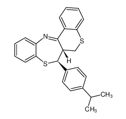 (6aR,7S)-7-(4-isopropylphenyl)-6a,7-dihydro-6H-benzo[b]thiochromeno[4,3-e][1,4]thiazepine CAS:193407-35-1 manufacturer & supplier