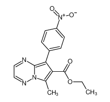 ethyl 6-methyl-8-(4-nitrophenyl)pyrrolo[1,2-b][1,2,4]triazine-7-carboxylate CAS:193409-45-9 manufacturer & supplier