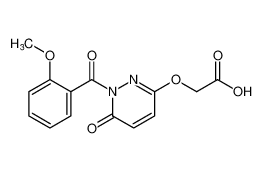 2-((1-(2-methoxybenzoyl)-6-oxo-1,6-dihydropyridazin-3-yl)oxy)acetic acid CAS:193411-64-2 manufacturer & supplier