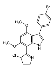 3-(4-bromophenyl)-7-(4-chloro-3,4-dihydro-2H-pyrrol-5-yl)-4,6-dimethoxy-1H-indole CAS:193412-38-3 manufacturer & supplier