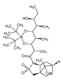 (S)-2-((4R,5R,6R)-2,2-di-tert-butyl-6-((2R,3S)-3-hydroxypentan-2-yl)-5-methyl-1,3,2-dioxasilinan-4-yl)-1-((3aR,6S,7aS)-8,8-dimethyl-2,2-dioxidotetrahydro-3H-3a,6-methanobenzo[c]isothiazol-1(4H)-yl)propan-1-one CAS:193416-24-9 manufacturer &