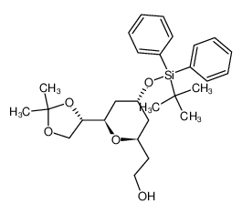 2-[(2R,4R,6R)-4-(tert-Butyl-diphenyl-silanyloxy)-6-((S)-2,2-dimethyl-[1,3]dioxolan-4-yl)-tetrahydro-pyran-2-yl]-ethanol CAS:193416-57-8 manufacturer & supplier