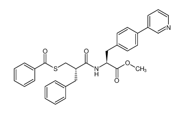 methyl (S)-2-((S)-3-(benzoylthio)-2-benzylpropanamido)-3-(4-(pyridin-3-yl)phenyl)propanoate CAS:193419-98-6 manufacturer & supplier