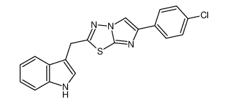 2-((1H-indol-3-yl)methyl)-6-(4-chlorophenyl)imidazo[2,1-b][1,3,4]thiadiazole CAS:193420-85-8 manufacturer & supplier