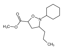 2-cyclohexyl-3-propyl-isoxazolidine-5-carboxylic acid methyl ester CAS:19344-98-0 manufacturer & supplier