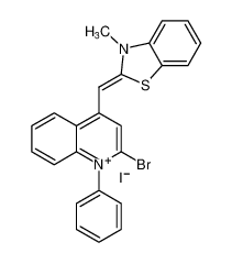 (Z)-2-bromo-4-((3-methylbenzo[d]thiazol-2(3H)-ylidene)methyl)-1-phenylquinolin-1-ium iodide CAS:193465-32-6 manufacturer & supplier