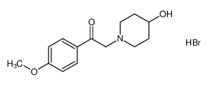 2-(4-hydroxypiperidin-1-yl)-1-(4-methoxyphenyl)ethan-1-one hydrobromide CAS:193466-73-8 manufacturer & supplier