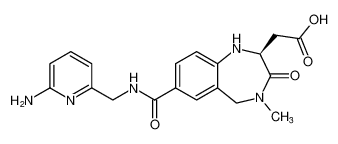 (S)-2-(7-(((6-aminopyridin-2-yl)methyl)carbamoyl)-4-methyl-3-oxo-2,3,4,5-tetrahydro-1H-benzo[e][1,4]diazepin-2-yl)acetic acid CAS:193469-85-1 manufacturer & supplier