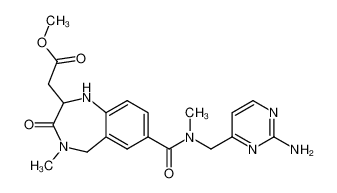 Methyl (+-)-7-[[[(2-amino-4-pyrimidinyl)methyl]methylamino]carbonyl]-2,3,4,5-tetrahydro-4-methyl-3-oxo-1,4-benzodiazepine-2-acetate CAS:193470-38-1 manufacturer & supplier