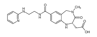 (S)-2-(4-methyl-3-oxo-7-((2-(pyridin-2-ylamino)ethyl)carbamoyl)-2,3,4,5-tetrahydro-1H-benzo[e][1,4]diazepin-2-yl)acetic acid CAS:193473-08-4 manufacturer & supplier