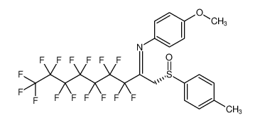 (S,Z)-3,3,4,4,5,5,6,6,7,7,8,8,9,9,9-pentadecafluoro-N-(4-methoxyphenyl)-1-(p-tolylsulfinyl)nonan-2-imine CAS:193477-11-1 manufacturer & supplier