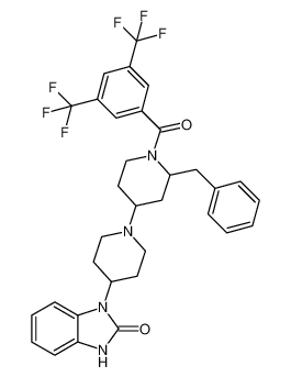 1,4'-Bipiperidine,1'-[3,5-bis(trifluoromethyl)benzoyl]-4-(2,3-dihydro-2-oxo-1H-benzimidazol-1-yl)-2'-(phenylmethyl)- CAS:193479-51-5 manufacturer & supplier