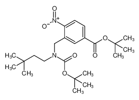 tert-butyl 3-(((tert-butoxycarbonyl)(3,3-dimethylbutyl)amino)methyl)-4-nitrobenzoate CAS:193533-18-5 manufacturer & supplier