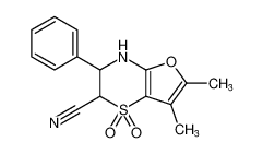 6,7-dimethyl-3-phenyl-3,4-dihydro-2H-furo[3,2-b][1,4]thiazine-2-carbonitrile 1,1-dioxide CAS:193545-50-5 manufacturer & supplier