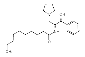 Decanamide, N-[(1R,2R)-2-hydroxy-2-phenyl-1-(1-pyrrolidinylmethyl)ethyl]- CAS:193545-89-0 manufacturer & supplier