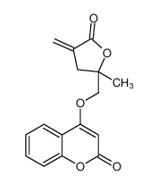 4-((2-methyl-4-methylene-5-oxotetrahydrofuran-2-yl)methoxy)-2H-chromen-2-one CAS:193551-78-9 manufacturer & supplier