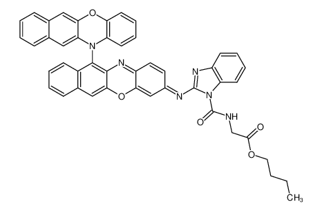 N-(2-[11,12']bi[benzo[b]phenoxazinyl]-3-ylideneamino-benzoimidazole-1-carbonyl)-glycine butyl ester CAS:19359-13-8 manufacturer & supplier