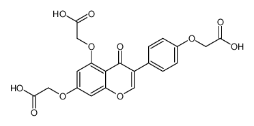 2,2'-((3-(4-(carboxymethoxy)phenyl)-4-oxo-4H-chromene-5,7-diyl)bis(oxy))diacetic acid CAS:19360-70-4 manufacturer & supplier