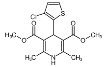 dimethyl 4-(3-chlorothiophen-2-yl)-2,6-dimethyl-1,4-dihydropyridine-3,5-dicarboxylate CAS:193602-38-9 manufacturer & supplier