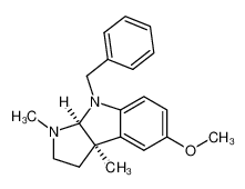 (3aR,8aS)-8-Benzyl-5-methoxy-1,3a-dimethyl-1,2,3,3a,8,8a-hexahydro-pyrrolo[2,3-b]indole CAS:193604-47-6 manufacturer & supplier