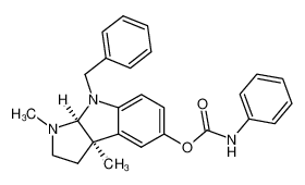 Phenyl-carbamic acid (3aR,8aS)-8-benzyl-1,3a-dimethyl-1,2,3,3a,8,8a-hexahydro-pyrrolo[2,3-b]indol-5-yl ester CAS:193604-51-2 manufacturer & supplier