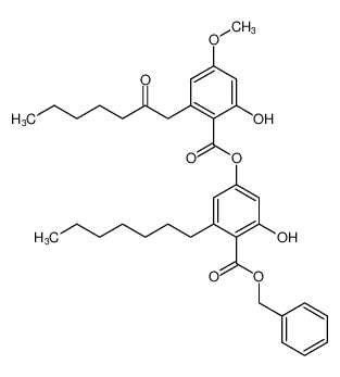 benzyl 2-heptyl-6-hydroxy-4-((2-hydroxy-4-methoxy-6-(2-oxoheptyl)benzoyl)oxy)benzoate CAS:193617-67-3 manufacturer & supplier