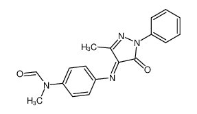 N-methyl-N-[4-(3-methyl-5-oxo-1-phenyl-1,5-dihydro-pyrazol-4-ylideneamino)-phenyl]-formamide CAS:19362-42-6 manufacturer & supplier