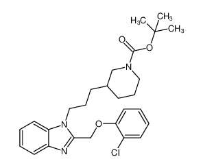 tert-butyl 3-(3-(2-((2-chlorophenoxy)methyl)-1H-benzo[d]imidazol-1-yl)propyl)piperidine-1-carboxylate CAS:193626-41-4 manufacturer & supplier