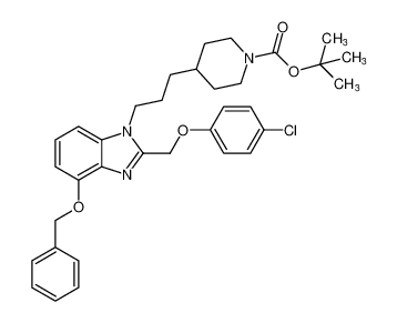 tert-butyl 4-(3-(4-(benzyloxy)-2-((4-chlorophenoxy)methyl)-1H-benzo[d]imidazol-1-yl)propyl)piperidine-1-carboxylate CAS:193628-03-4 manufacturer & supplier