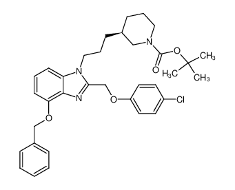 (S)-3-{3-[4-Benzyloxy-2-(4-chloro-phenoxymethyl)-benzoimidazol-1-yl]-propyl}-piperidine-1-carboxylic acid tert-butyl ester CAS:193628-07-8 manufacturer & supplier