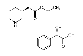 piperidin-3-yl-acetic acid ethyl ester (D)-mandelic acid complex CAS:193629-24-2 manufacturer & supplier