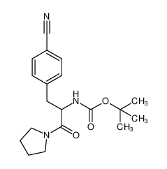 tert-butyl (3-(4-cyanophenyl)-1-oxo-1-(pyrrolidin-1-yl)propan-2-yl)carbamate CAS:193634-13-8 manufacturer & supplier