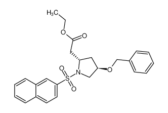 ethyl 2-((2S,4R)-4-(benzyloxy)-1-(naphthalen-2-ylsulfonyl)pyrrolidin-2-yl)acetate CAS:193634-41-2 manufacturer & supplier