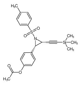 4-((2S,3R)-1-tosyl-3-((trimethylsilyl)ethynyl)aziridin-2-yl)phenyl acetate CAS:193675-45-5 manufacturer & supplier