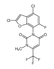 3-(2,4-dichloro-6-fluorobenzofuran-7-yl)-1-methyl-6-(trifluoromethyl)pyrimidine-2,4(1H,3H)-dione CAS:193675-80-8 manufacturer & supplier