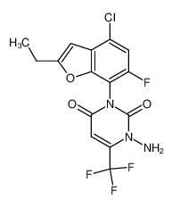 3-(4-chloro-2-ethyl-6-fluorobenzofuran-7-yl)-1-amino-6-trifluoromethyluracil CAS:193679-02-6 manufacturer & supplier