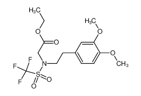 {[2-(3,4-Dimethoxy-phenyl)-ethyl]-trifluoromethanesulfonyl-amino}-acetic acid ethyl ester CAS:193689-56-4 manufacturer & supplier