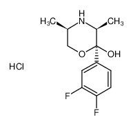 (2S,3S,5R)-2-(3,4-difluorophenyl)-3,5-dimethyl-2-morpholinol hydrochloride CAS:193692-21-6 manufacturer & supplier