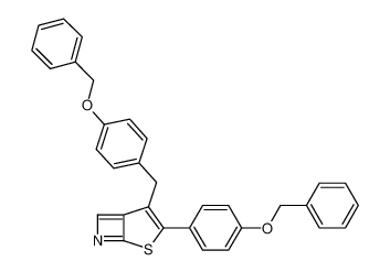 4-(4-(benzyloxy)benzyl)-3-(4-(benzyloxy)phenyl)-2-thia-7-azabicyclo[3.2.0]hepta-1(7),3,5-triene CAS:193698-07-6 manufacturer & supplier