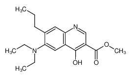 6-Diethylamino-4-hydroxy-7-propyl-quinoline-3-carboxylic acid methyl ester CAS:19370-22-0 manufacturer & supplier