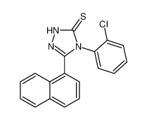 4-(2-chlorophenyl)-5-(naphthalen-1-yl)-2,4-dihydro-3H-1,2,4-triazole-3-thione CAS:193738-07-7 manufacturer & supplier