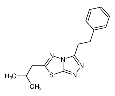 6-isobutyl-3-phenethyl-[1,2,4]triazolo[3,4-b][1,3,4]thiadiazole CAS:193743-98-5 manufacturer & supplier