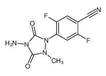 4-(4-amino-2-methyl-3,5-dioxo-1,2,4-triazolidin-1-yl)-2,5-difluorobenzonitrile CAS:193744-91-1 manufacturer & supplier